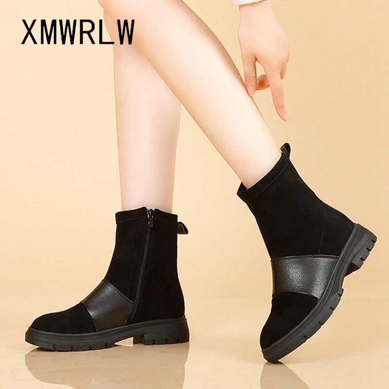XMWRLW Women's Ankle Boots 2021 Winter Warm Plush Women Shoes Leather Ankle Boots For Women Winter Shoes Ladies Non-Slip Boot
XMWRLW Women's Ankle Boots 2021 Winter Warm Plush Women Shoes Leather Ankle Boots For Women Winter Shoes Ladies Non-Slip Boot