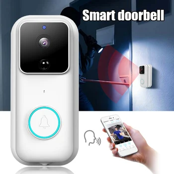Spot Smart Doorbell Wireless Wifi PIR Detection Night Vision Two-way Intercom Security for Home QP2
Spot Smart Doorbell Wireless Wifi PIR Detection Night Vision Two-way Intercom Security for Home QP2