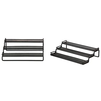 3-Tier Expandable Spice Rack for Cabinet & Pantry, Adjustable Kitchen Countertop Storage Organizer, Jars Step Shelf 
3-Tier Expandable Spice Rack for Cabinet & Pantry, Adjustable Kitchen Countertop Storage Organizer, Jars Step Shelf