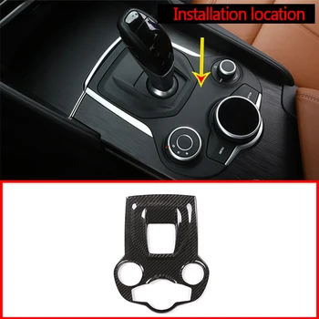 Real Carbon Fiber Interior Center Gear Shift Console Panel Cover Trim for Alfa Romeo Giulia Stelvio 2017-2019 Car Accessories
Real Carbon Fiber Interior Center Gear Shift Console Panel Cover Trim for Alfa Romeo Giulia Stelvio 2017-2019 Car Accessories