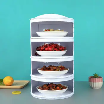 Food Cover Insulation Dust-proof Covers Multi-layer Anti-flies Refrigerator Bacteria Household Dining Table Leftovers Storage
Food Cover Insulation Dust-proof Covers Multi-layer Anti-flies Refrigerator Bacteria Household Dining Table Leftovers Storage