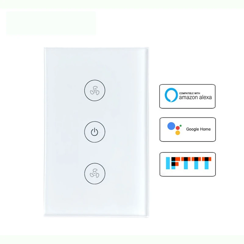 Mini Wifi Smart Wall Touch Switch EU Power Mobile APP Remote Control Works Amazon Alexa Google Home IFTTT 3 Gang No Hub Required
Mini Wifi Smart Wall Touch Switch EU Power Mobile APP Remote Control Works Amazon Alexa Google Home IFTTT 3 Gang No Hub Required