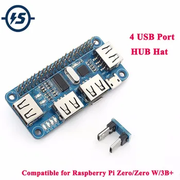 USB HUB HAT Module For Raspberry PI Zero/Zero W/3B+ USB to UART Onboard Compatible with USB2.0/1.1 4 Port Stackable
USB HUB HAT Module For Raspberry PI Zero/Zero W/3B+ USB to UART Onboard Compatible with USB2.0/1.1 4 Port Stackable