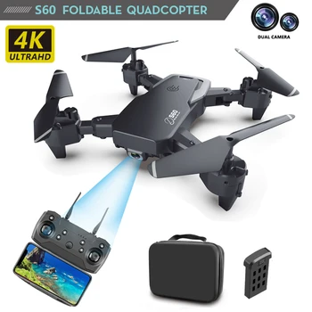 S60 RC Drone 4K HD Wide Angle 1080P Camera 2.4G WiFi FPV Real-time Transmission Remote Control Quadcopater
S60 RC Drone 4K HD Wide Angle 1080P Camera 2.4G WiFi FPV Real-time Transmission Remote Control Quadcopater