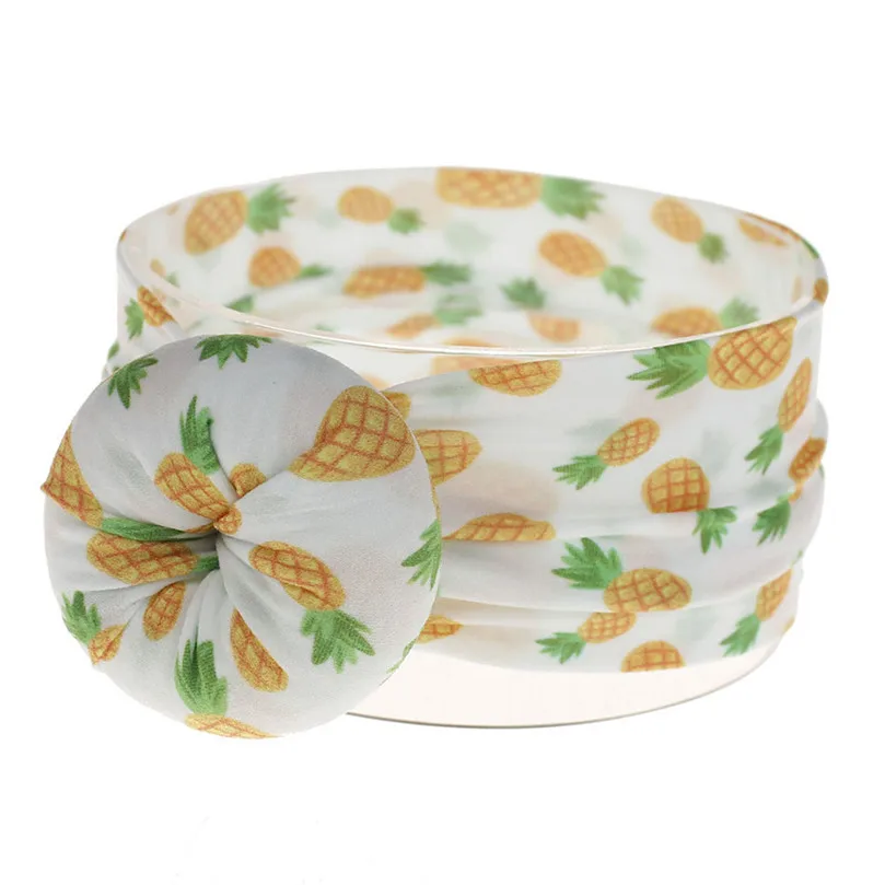 Toddler Girls Kids Baby Big Bow Hairband Headband Stretch Doughnut Head Wrap Headwear barettes 30N08 (23)