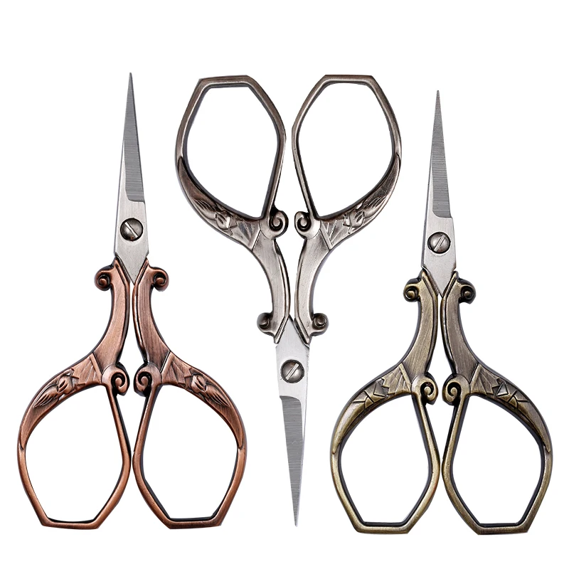 LMDZ Retro Feather Scissors Sewing Hand Tools, Hand-Made Paper-Cut Fabric Sharp And Durable. Available In 3 Colors
LMDZ Retro Feather Scissors Sewing Hand Tools, Hand-Made Paper-Cut Fabric Sharp And Durable. Available In 3 Colors