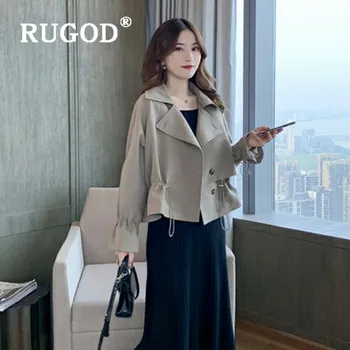 RUGOD 2019 New Women Drawstring Short Trench Streetwear Temperament Korean Chic Fashion Short Coat Loose Slim Fairy Trench Mujer
RUGOD 2019 New Women Drawstring Short Trench Streetwear Temperament Korean Chic Fashion Short Coat Loose Slim Fairy Trench Mujer