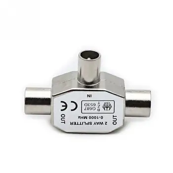 TV Line Device Transmitter Receiver Signal Assignment Plug 9.5 Maleturn 2 9.5 Female Cable Adapter Antenna Distributor Tee
TV Line Device Transmitter Receiver Signal Assignment Plug 9.5 Maleturn 2 9.5 Female Cable Adapter Antenna Distributor Tee