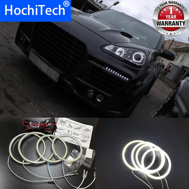 HochiTech ультра яркие красные/зеленые/Белый светодиодный глаза ангела 2500LM 12 В halo
