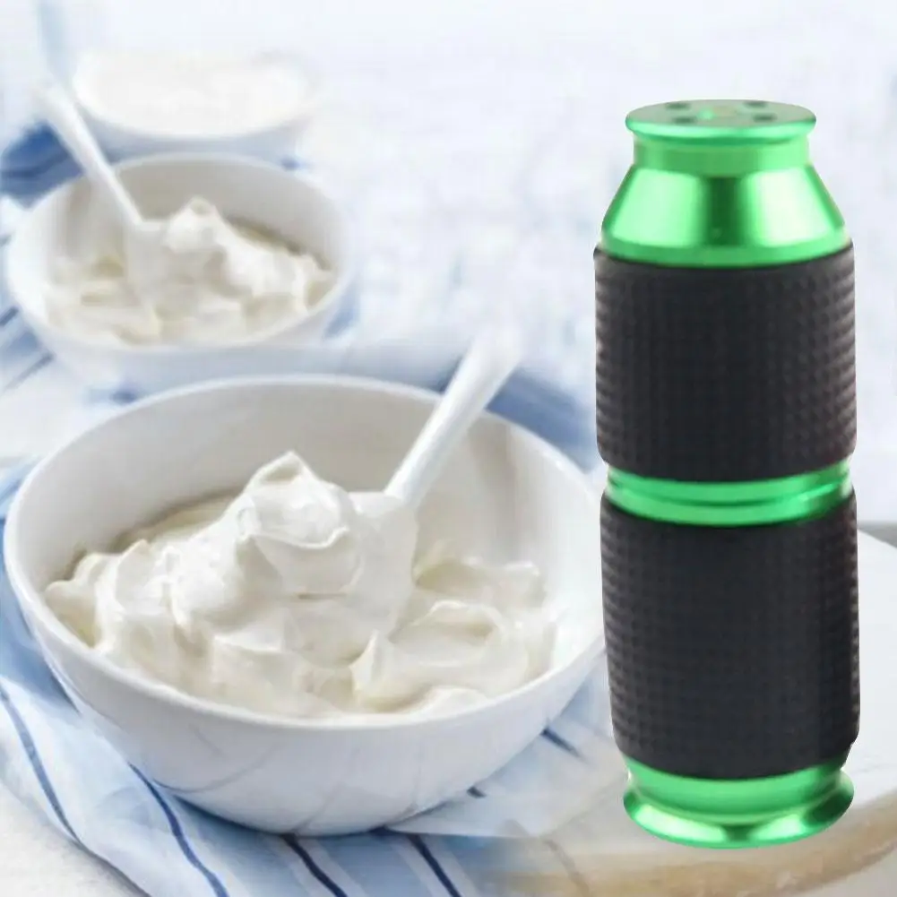 Generic Whipped Cream Cracker Dispenser Portable Mini Rubber Grip G