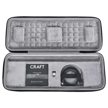 Portable EVA Protective Carrying Case for Logitech Craft Advanced Wireless Keyboard Storage Bag Shockproof Housing Shell Case
Portable EVA Protective Carrying Case for Logitech Craft Advanced Wireless Keyboard Storage Bag Shockproof Housing Shell Case