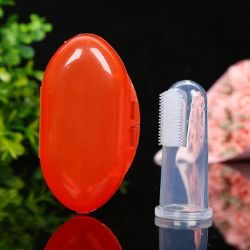 Baby Finger Toothbrush Silicon Toothbrush+Box Children Teeth Clear Soft Silicone Infant Tooth Brush Rubber Cleaning Baby Brush a
Baby Finger Toothbrush Silicon Toothbrush+Box Children Teeth Clear Soft Silicone Infant Tooth Brush Rubber Cleaning Baby Brush a