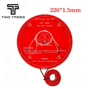 3D printer Hot bed MK2Y Hot bed Round Heatbed Plate Reprap Heating Diameter 220mm + 100K ohm NTC 3950 Thermisto use for print
3D printer Hot bed MK2Y Hot bed Round Heatbed Plate Reprap Heating Diameter 220mm + 100K ohm NTC 3950 Thermisto use for print