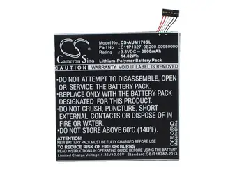 Cameron Sino 0B200-00950000 C11P1327 Battery for Asus MeMO Pad ME170C ME170C Fonepad 7" Dual Sim phablet K012 3900mAh
Cameron Sino 0B200-00950000 C11P1327 Battery for Asus MeMO Pad ME170C ME170C Fonepad 7" Dual Sim phablet K012 3900mAh