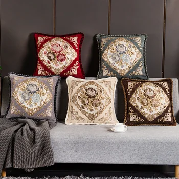 European Embossed Jacquard Floral Decorative Pillow Cushion Cover Case For Sofa Home Decoration 2020 New Thicken fundas cojines
European Embossed Jacquard Floral Decorative Pillow Cushion Cover Case For Sofa Home Decoration 2020 New Thicken fundas cojines