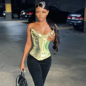 Women's Sexy Corset Tops Summer Trendy Print Spaghetti Strap Backless Push Up Bustier Camisole
Women's Sexy Corset Tops Summer Trendy Print Spaghetti Strap Backless Push Up Bustier Camisole