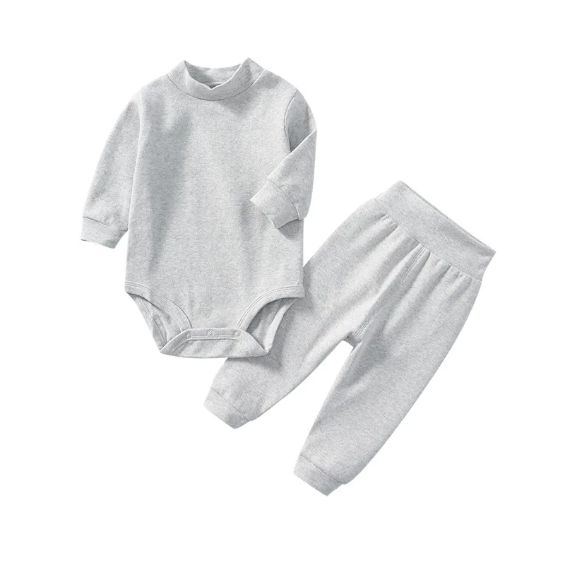 Unisex 2PCS Solid Thermal Underwear Bodysuits+Pants Pajamas Sets Cotton Full Sleeve Baby Girl Boy Clothes Striped Turtleneck
Unisex 2PCS Solid Thermal Underwear Bodysuits+Pants Pajamas Sets Cotton Full Sleeve Baby Girl Boy Clothes Striped Turtleneck