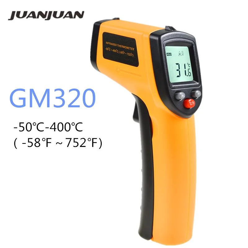GM320 Infrared Thermometer -50-400℃ Non-Contact Laser Digital LCD Display Instant Read Temperature Meter Tester 40% off
GM320 Infrared Thermometer -50-400℃ Non-Contact Laser Digital LCD Display Instant Read Temperature Meter Tester 40% off
