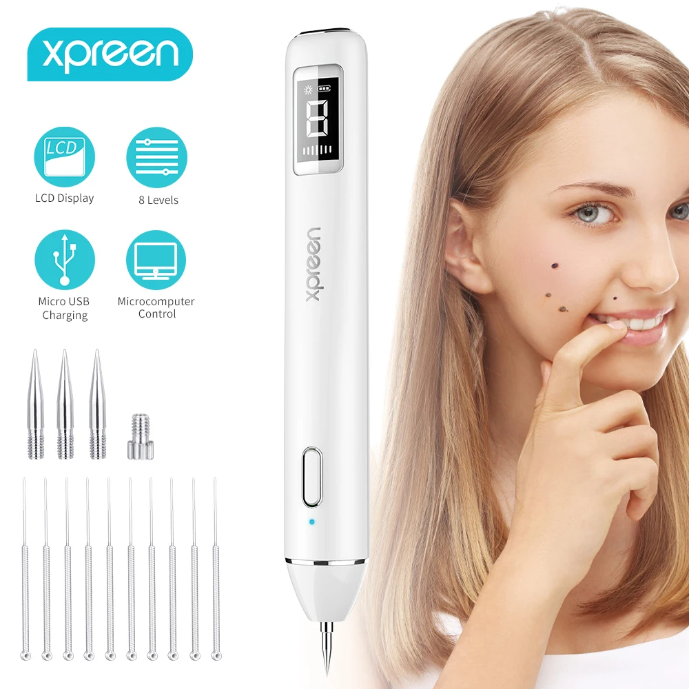 Plasma Pen, Xpreen LCD Laser Plasma Pen machine Wart Remover Mole Tattoo Remover Machine Skin Tag Removal Spot Cleaner
Plasma Pen, Xpreen LCD Laser Plasma Pen machine Wart Remover Mole Tattoo Remover Machine Skin Tag Removal Spot Cleaner