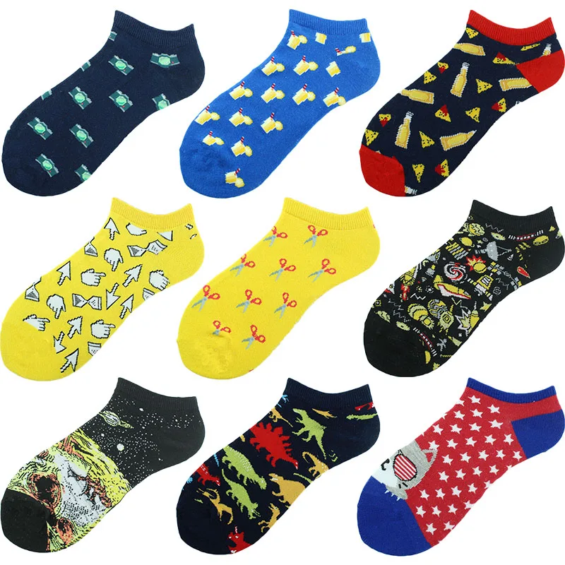 Unisex Cotton Crew Funny Socks Men Astronauts Dinosaur Cat Photo Gestures Pattern Colorful Dress Boat Ankle Sokken Skarpetki
Unisex Cotton Crew Funny Socks Men Astronauts Dinosaur Cat Photo Gestures Pattern Colorful Dress Boat Ankle Sokken Skarpetki
