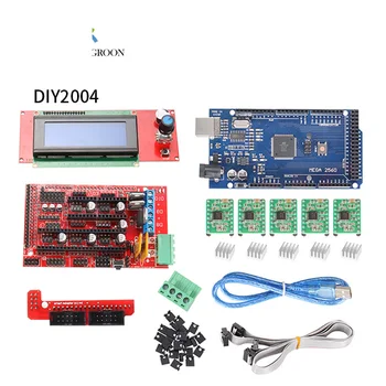 2004 /12864 LCD Control Mainboard Kit Mega 2560 R3 RAMPS 1.4 Controller A4988 Stepper Driver Module For 3D Printer
2004 /12864 LCD Control Mainboard Kit Mega 2560 R3 RAMPS 1.4 Controller A4988 Stepper Driver Module For 3D Printer