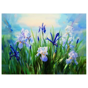 

Fresh orchid Wall Art pics oil painting by numbers DIY HandPaint Home Decor Kits coloring by numbertive gifts for adult children