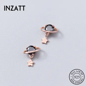 INZATT Real 925 Sterling Silver Black Stone Star Stud Earring For Fashion Women Birthday part Cute Fine Jewelry Accessories Gift 
INZATT Real 925 Sterling Silver Black Stone Star Stud Earring For Fashion Women Birthday part Cute Fine Jewelry Accessories Gift