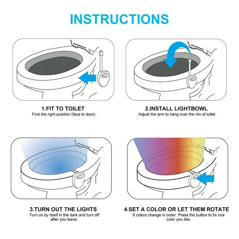 USB TOILET NIGHT LIGHT30133