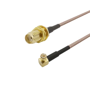 RG-316 15CM 6inch Low Loss SMA Female Jack to MCX Male Plug Right Angle RF Coaxial RG316 Cable Pigtail Adapter Wire Connector
RG-316 15CM 6inch Low Loss SMA Female Jack to MCX Male Plug Right Angle RF Coaxial RG316 Cable Pigtail Adapter Wire Connector