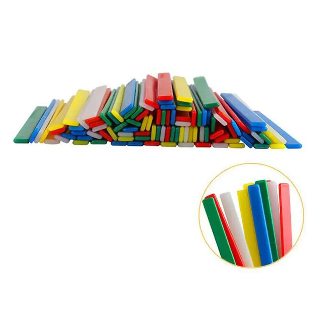 100Pcs Colorful Counting Sticks Flat Sticks Rods Math Learning Education Teaching Toy with Storage Box New
100Pcs Colorful Counting Sticks Flat Sticks Rods Math Learning Education Teaching Toy with Storage Box New