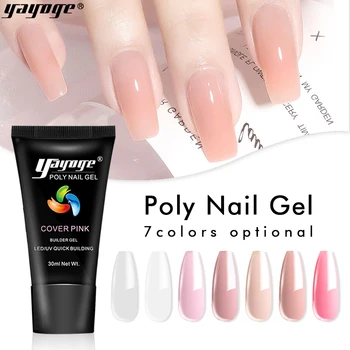 Yayoge Poly Nail Gel varnish nail polish art 30ml UV Led Gel for Nails Extensions Quick Building DIY Manicure gel Jelly Hard
Yayoge Poly Nail Gel varnish nail polish art 30ml UV Led Gel for Nails Extensions Quick Building DIY Manicure gel Jelly Hard