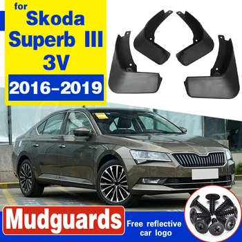 Set Molded Car Mud Flaps For Skoda Superb III 3V 2016-2019 Mudflaps Splash Guards Mud Flap Mudguards Fender Front Rear Styling
Set Molded Car Mud Flaps For Skoda Superb III 3V 2016-2019 Mudflaps Splash Guards Mud Flap Mudguards Fender Front Rear Styling