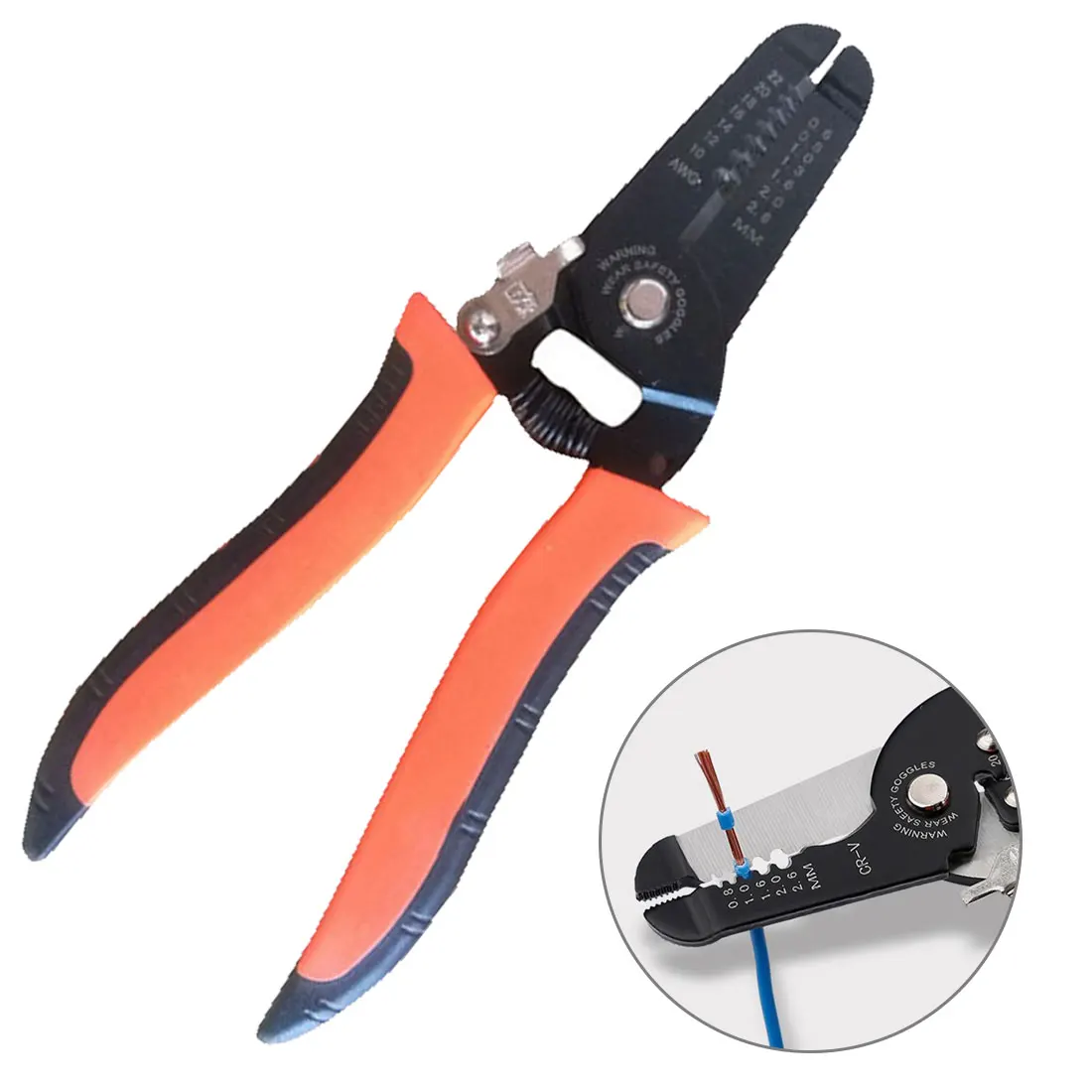 Electric Wire Stripper Crimper Cable Cutter Automatic Wire Stripper Multifunctional Stripping Tools Crimping Pliers Terminal
Electric Wire Stripper Crimper Cable Cutter Automatic Wire Stripper Multifunctional Stripping Tools Crimping Pliers Terminal