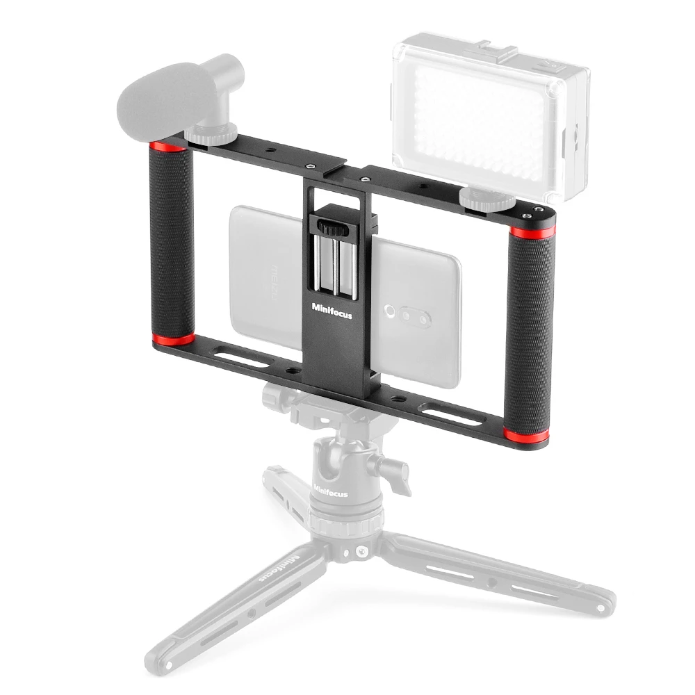 Universal Mobile Phone Cage Vlog Video Rig With Cold Shoe Mount For Microphone/LED Light Option Tripod Smartphone Vlogging Cage
Universal Mobile Phone Cage Vlog Video Rig With Cold Shoe Mount For Microphone/LED Light Option Tripod Smartphone Vlogging Cage