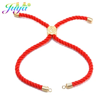 Juya DIY Bracelets Making Gold/Rose Gold Adjustable Chains Supplies For Handmade Red/Black Macrame Thread Metal Chains
Juya DIY Bracelets Making Gold/Rose Gold Adjustable Chains Supplies For Handmade Red/Black Macrame Thread Metal Chains