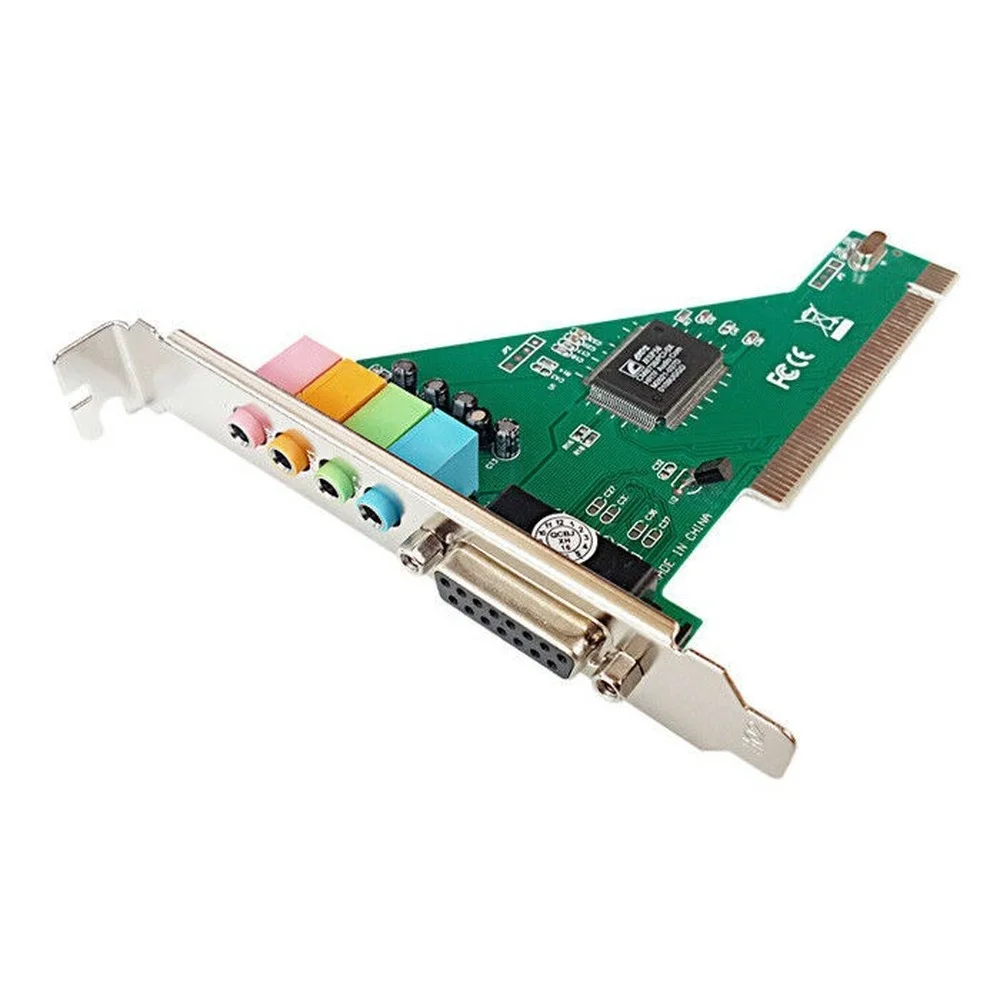 PCI sound card sound card audio game port channel 5.1 Dolby Digital Surround
PCI sound card sound card audio game port channel 5.1 Dolby Digital Surround