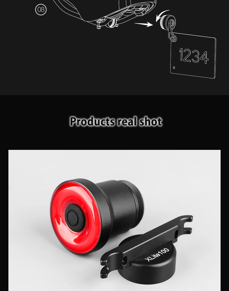 Cheap Bicycle taillights xlite100 intelligent induction brake mountain bike lights usb charging road bike night riding taillights 10 Cheap Bicycle taillights xlite100 intelligent induction brake mountain bike lights usb charging road bike night riding taillights 10