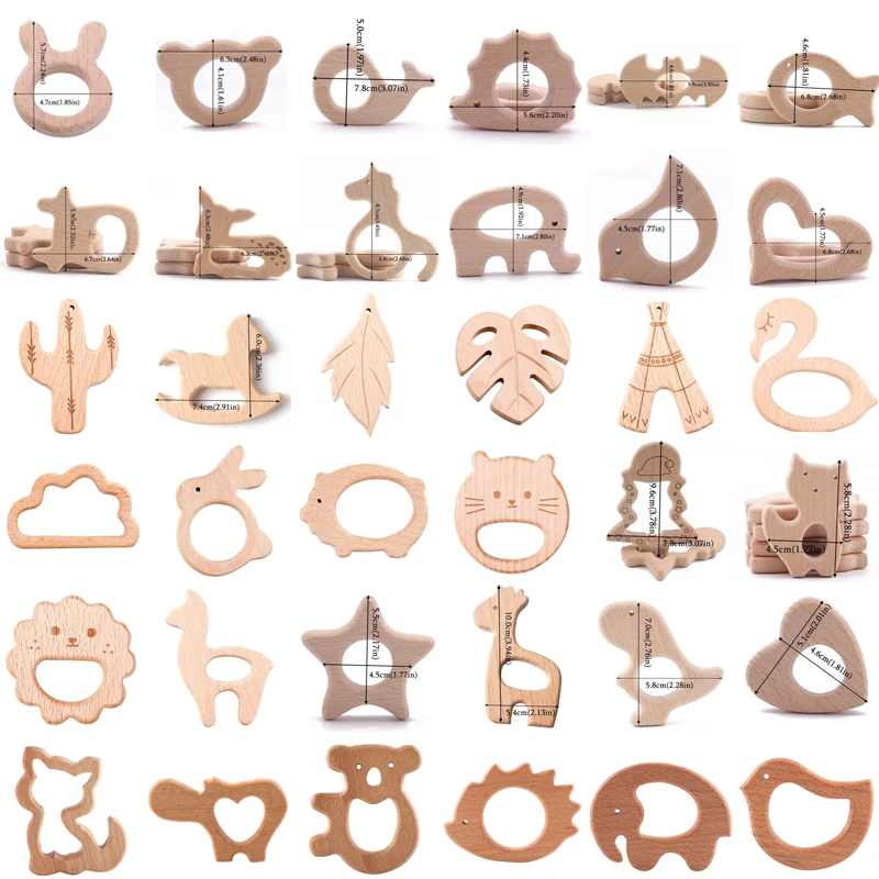 1pc Baby Teether Wooden Animal Pacifier Pendants BPA Free Beech Koala Rodent Baby Gym Accessories Teeth Pendant Children'S Goods
1pc Baby Teether Wooden Animal Pacifier Pendants BPA Free Beech Koala Rodent Baby Gym Accessories Teeth Pendant Children'S Goods