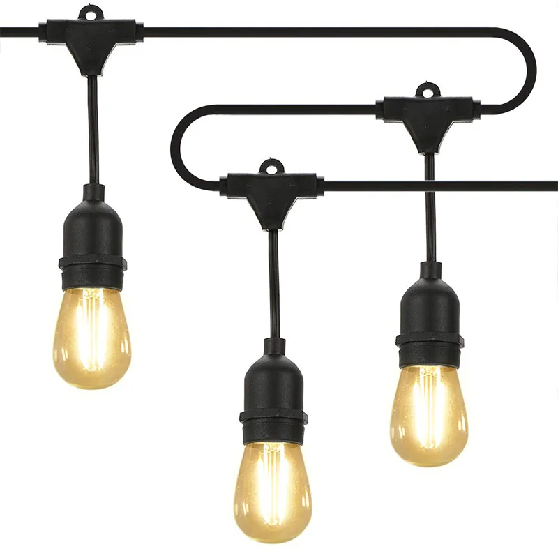 Led Light String E27 Lamp Head Power Line Waterproof Marquee for Garden, Family, Backyard, Wedding, Cafe Eu Plug
Led Light String E27 Lamp Head Power Line Waterproof Marquee for Garden, Family, Backyard, Wedding, Cafe Eu Plug