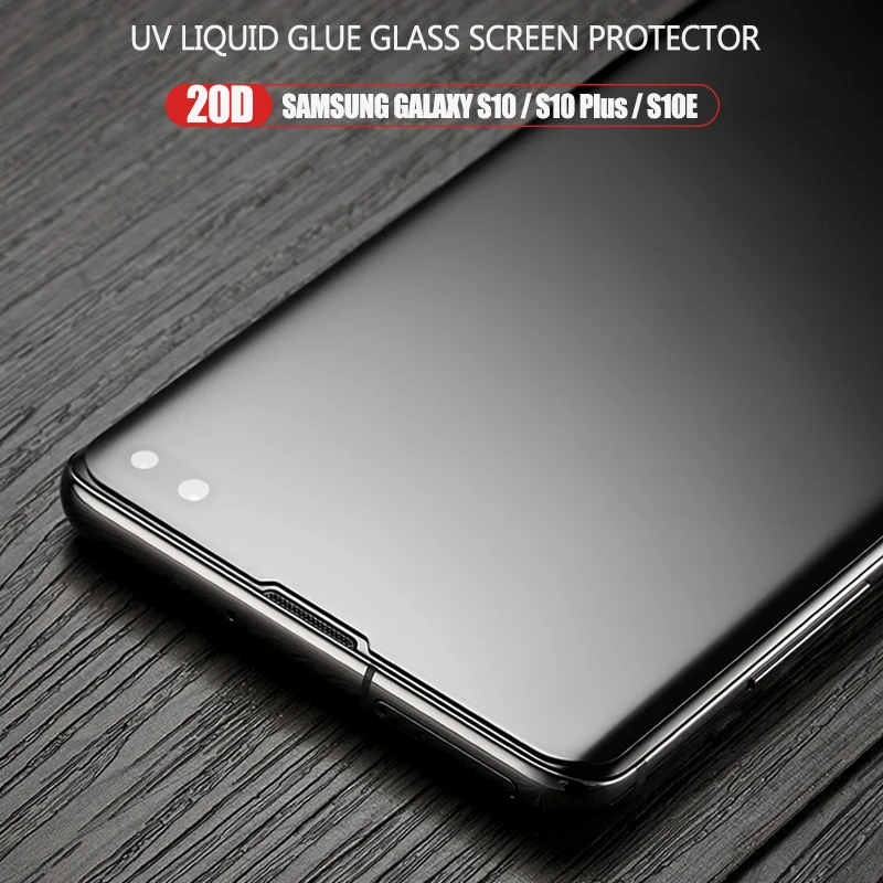 20D Tempered Glass Screen Film for Samsung Galaxy S10 / S10e UV Liquid Curved Full Glue Screen Protector for Samsung S10 Plus
20D Tempered Glass Screen Film for Samsung Galaxy S10 / S10e UV Liquid Curved Full Glue Screen Protector for Samsung S10 Plus