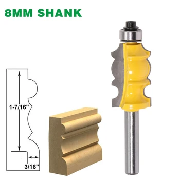 1PC 8mm Shank Special Moulding Bit Carbide Molding Router Bit Trimming Wood Milling Cutter For Woodwork Cutter Power Tools B4
1PC 8mm Shank Special Moulding Bit Carbide Molding Router Bit Trimming Wood Milling Cutter For Woodwork Cutter Power Tools B4