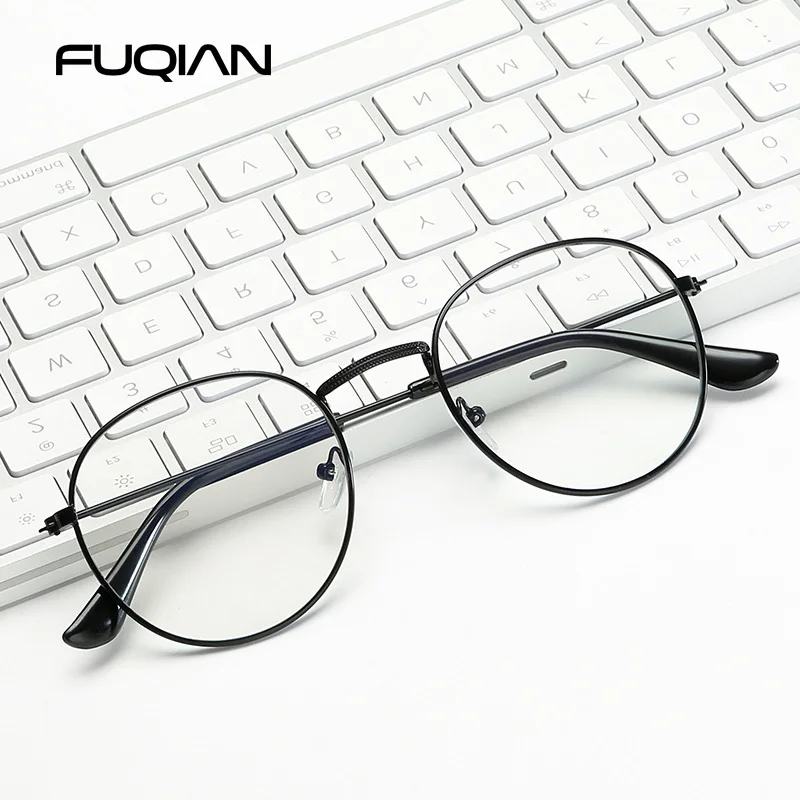 FUQIAN Classic Round Frame Glasses Women Men 2020 Fashion Optical Frames Clear Lens Reading Glass
FUQIAN Classic Round Frame Glasses Women Men 2020 Fashion Optical Frames Clear Lens Reading Glass