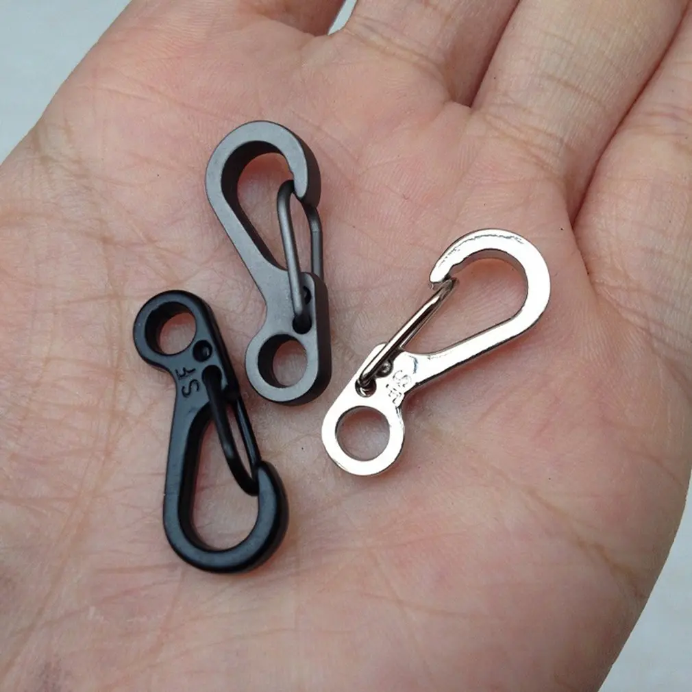 EDC Tools Spring Design Carabiner Clasps Portable Keychain Snap Clip Carabiner Hiking Buckle Split Spring Hook
EDC Tools Spring Design Carabiner Clasps Portable Keychain Snap Clip Carabiner Hiking Buckle Split Spring Hook