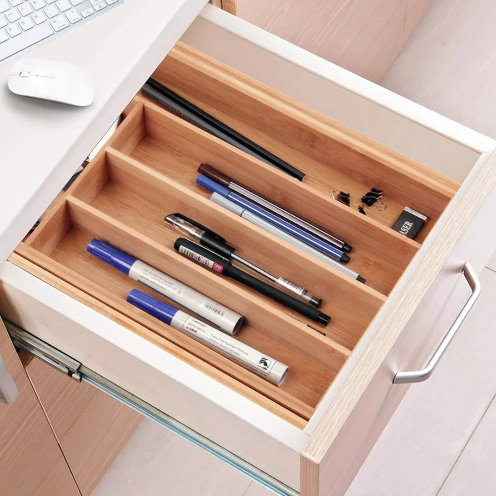 Expandable Cutlery Bamboo Drawer Wooden Organizer Tray Kitchenware Storage Box For Knife Fork Divider Board Sorting Kitchen
Expandable Cutlery Bamboo Drawer Wooden Organizer Tray Kitchenware Storage Box For Knife Fork Divider Board Sorting Kitchen
