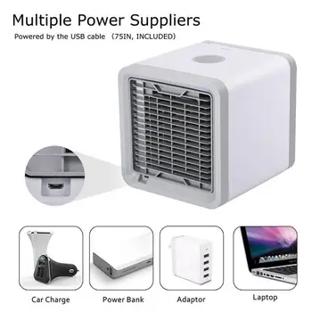Home Mini Air Conditioner 7 Colors LED USB Rechargeable Desktop Air Cooling Fan Conditioner Humidifier Purifier Convenient Fan
Home Mini Air Conditioner 7 Colors LED USB Rechargeable Desktop Air Cooling Fan Conditioner Humidifier Purifier Convenient Fan