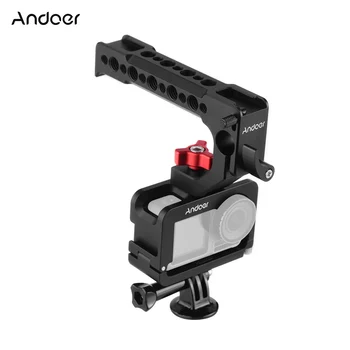 Andoer Metal Camera Cage Compatible with for OSMO ACTION Vlogging Shooting Case with Cold Shoe Mount 1/4 Screw Interfaces
Andoer Metal Camera Cage Compatible with for OSMO ACTION Vlogging Shooting Case with Cold Shoe Mount 1/4 Screw Interfaces