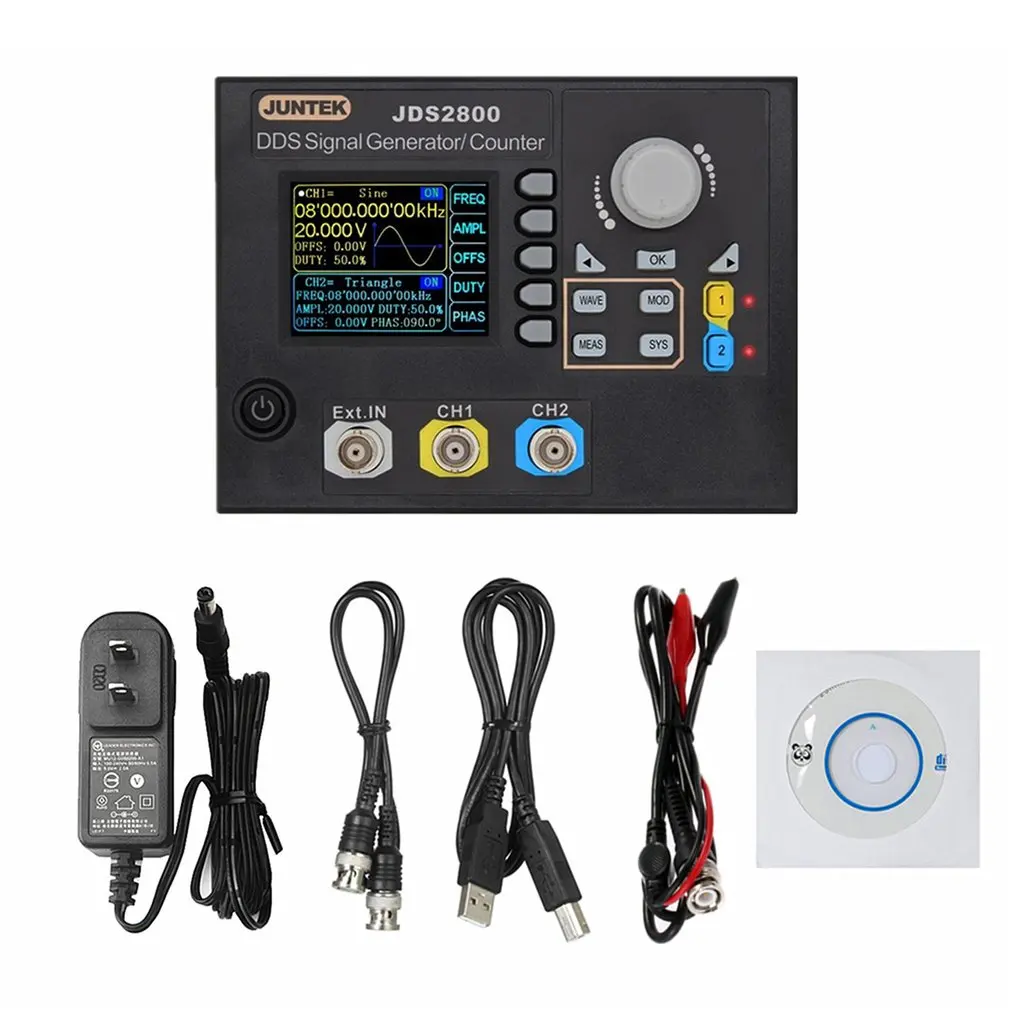 US/EU/UK/AU 40MHZ Signal Generator Digital Control Dual-channel DDS Function Signal Generator Frequency Meter Arbitrary Wave
US/EU/UK/AU 40MHZ Signal Generator Digital Control Dual-channel DDS Function Signal Generator Frequency Meter Arbitrary Wave