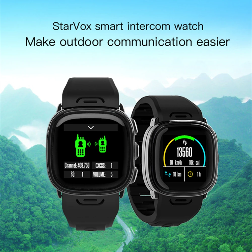 Smart Watch Walkie Talkie Radio Interphone GPS Altitude Barometer Mountain Compass WristBand Outdoor Sport Bluetooth Bracelet
Smart Watch Walkie Talkie Radio Interphone GPS Altitude Barometer Mountain Compass WristBand Outdoor Sport Bluetooth Bracelet