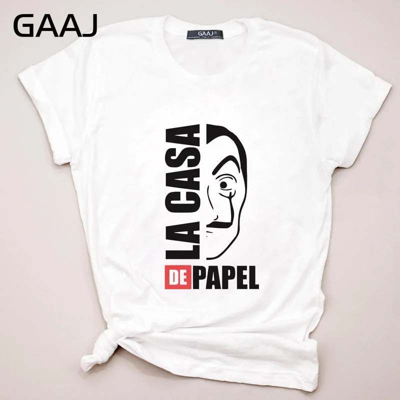 GAAJ "La Casa De Papel House of Paper Harajuku" T Shirt Women Plus Size Kawaii Woman T-Shirt 2019 New Fashion RRKNK#
GAAJ "La Casa De Papel House of Paper Harajuku" T Shirt Women Plus Size Kawaii Woman T-Shirt 2019 New Fashion RRKNK#