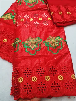 Gorgeous red wedding dress material set 5Y African cotton bazin lace fabric with 2y cotton Swiss voile lace fabric NBC4
Gorgeous red wedding dress material set 5Y African cotton bazin lace fabric with 2y cotton Swiss voile lace fabric NBC4